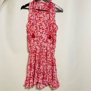 Poupette St. Barth Womens Floral Mini Dress Size M